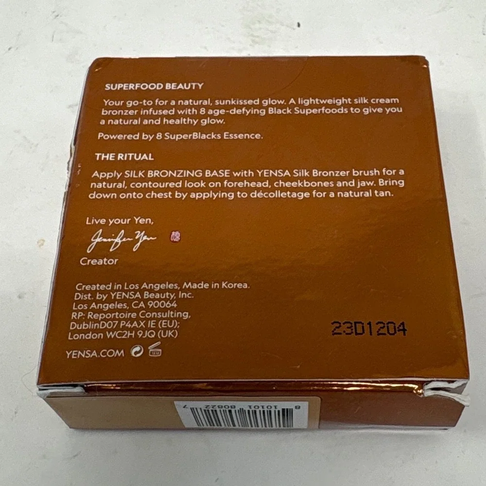 YENSA Silk Bronzing Base Sunrise‎ Glow 8 Superblacks Essence 1oz 30g New in Box